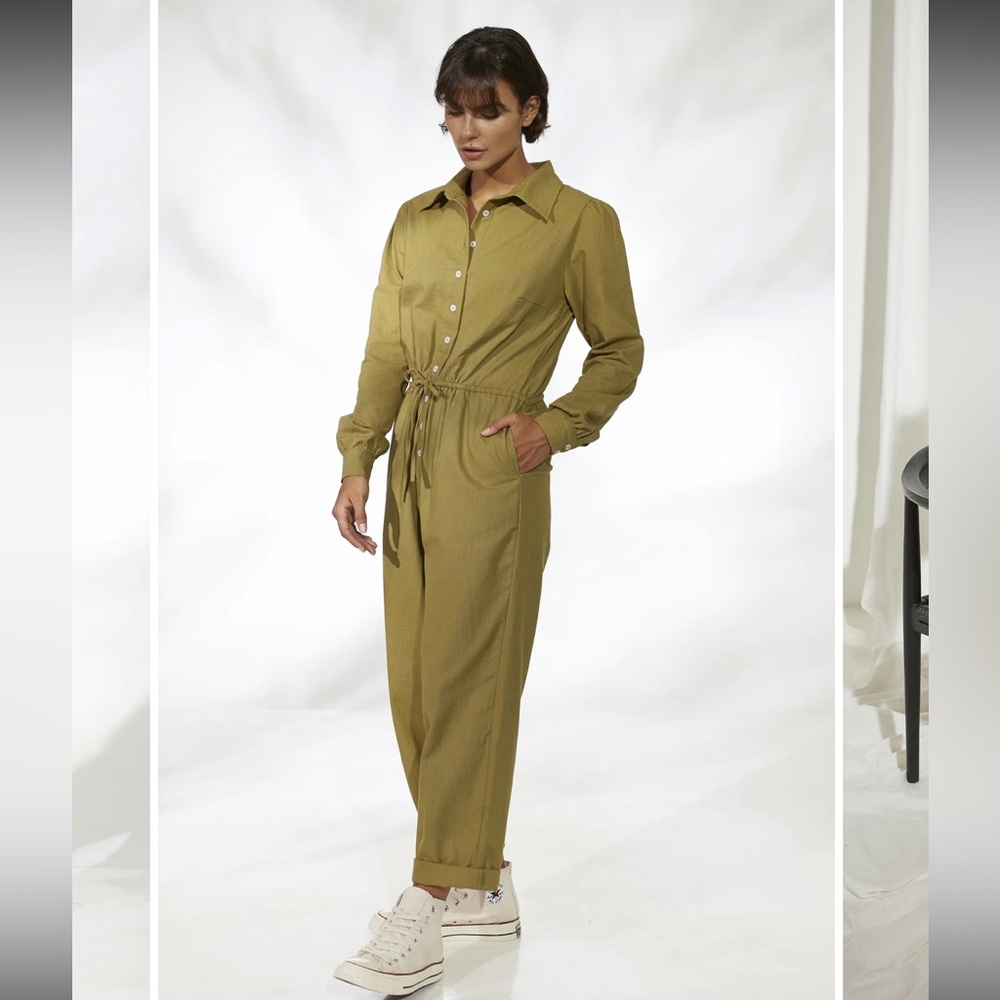 RUE STIIC | LIV Worksuit Jumpsuit Cedar Green